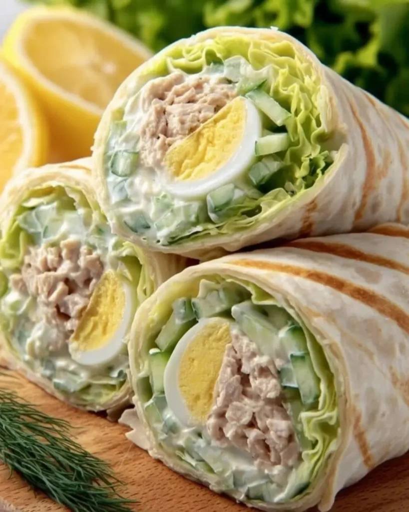 Pourquoi vous allez adorer ces Wraps Froids au Thon Concombre et Fromage