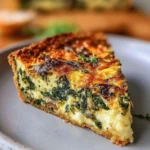 Quiche Légère aux Épinards