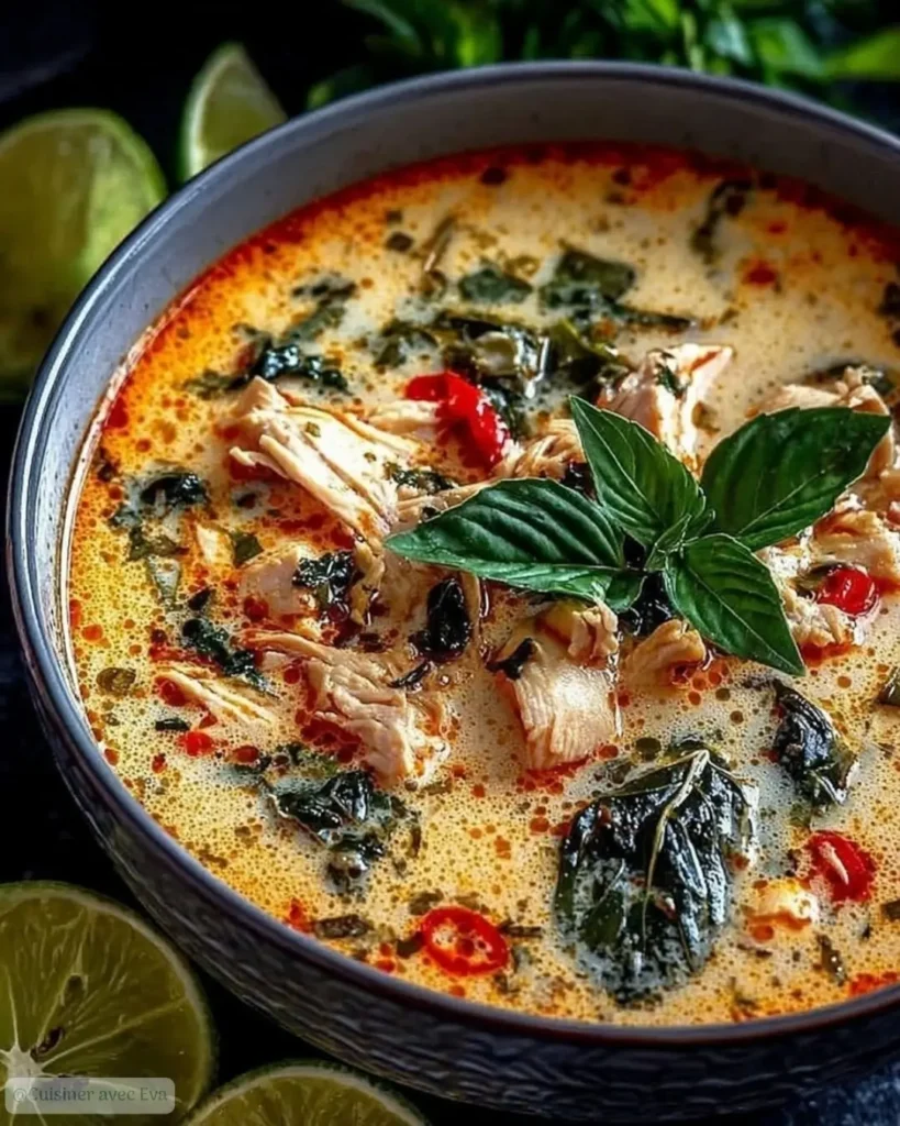 Comment préparer la Soupe Thaï au Poulet