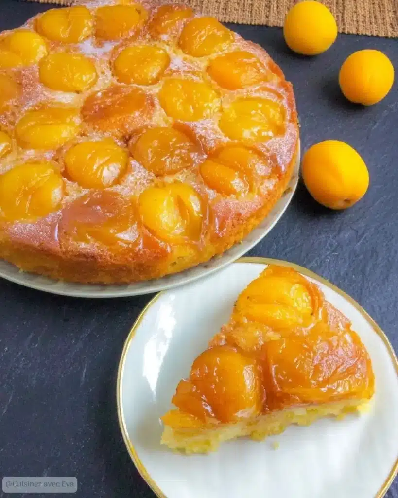 Comment préparer le Gâteau Renversé aux Mirabelles Caramel