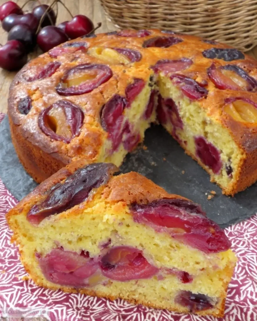 Comment préparer le Gâteau aux Prunes Très Moelleux