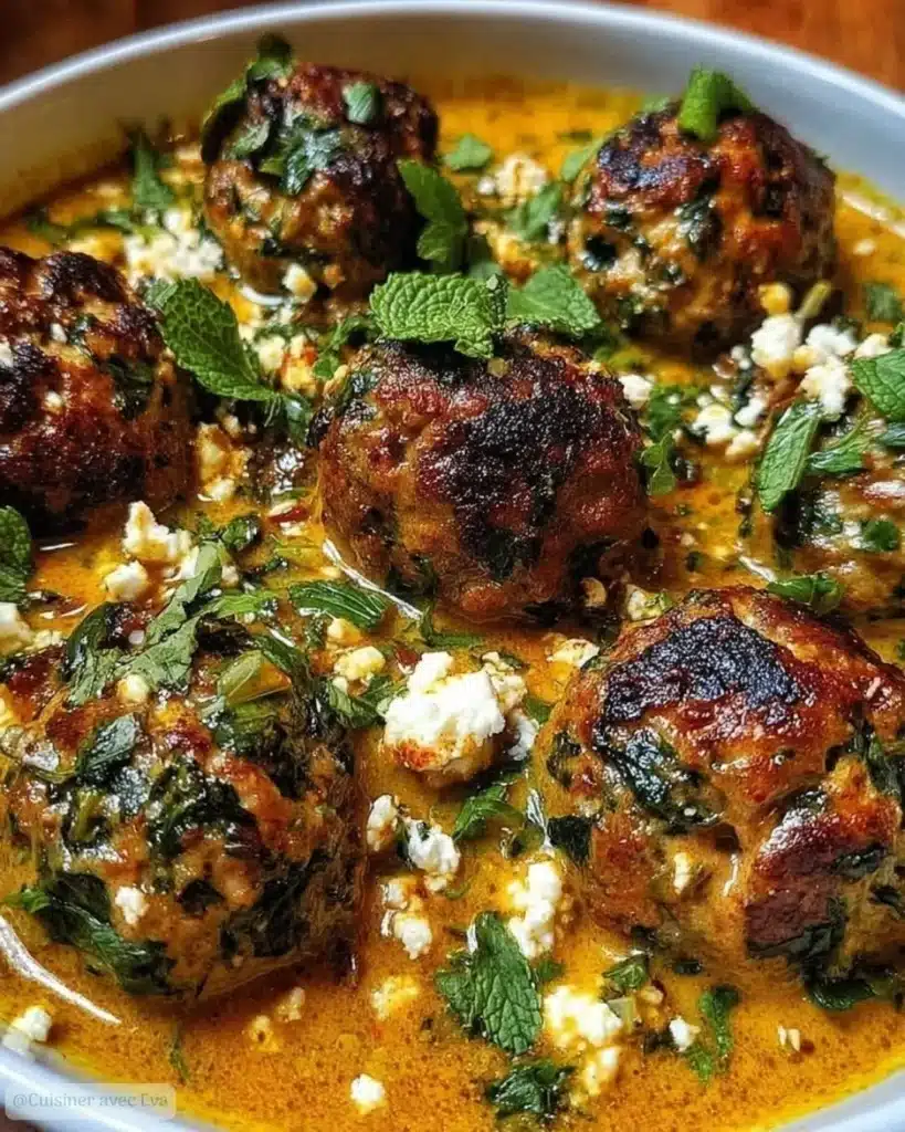 Comment préparer les Boulettes de courgettes et feta à la sauce curry