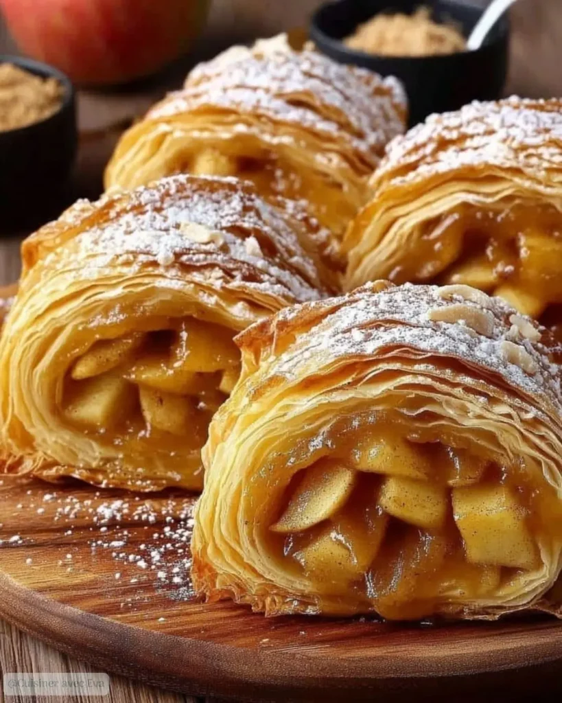 Comment préparer les Roulés Feuilletés aux Pommes