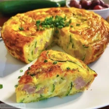 Flan de Courgettes au Jambon : Un Délice à Essayer !-image
