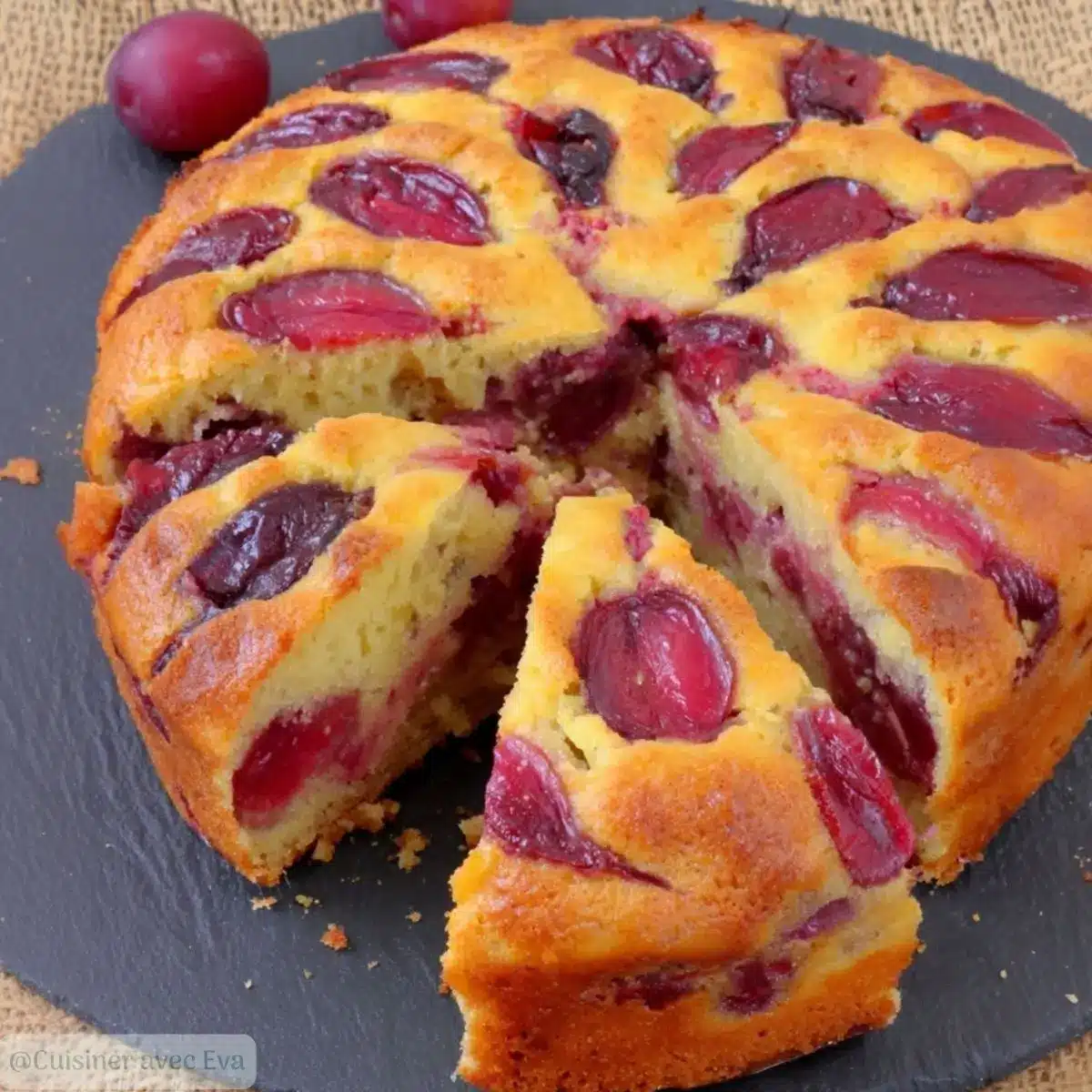 Gâteau aux Prunes Très Moelleux, une douceur à découvrir! - Cuisiner ...