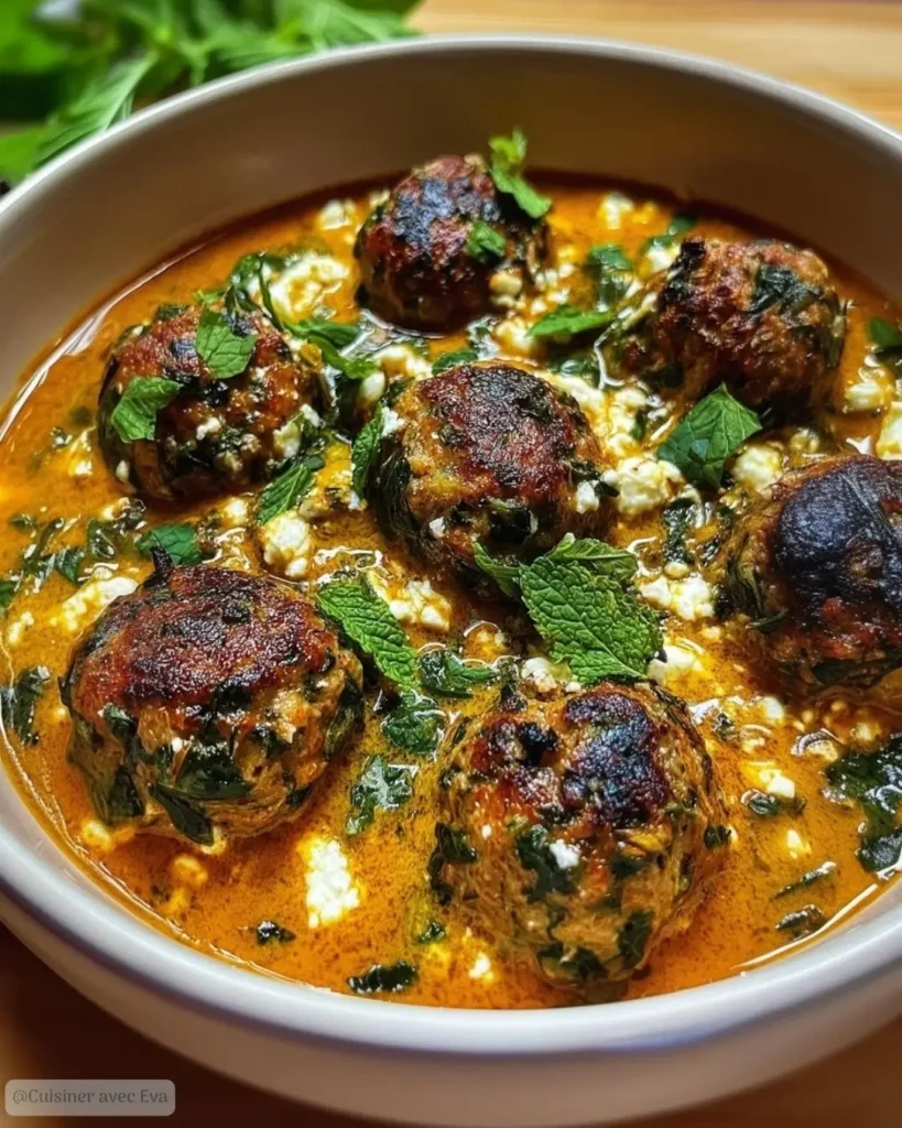 Ingrédients pour Boulettes de courgettes et feta à la sauce curry