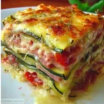 Lasagnes de Courgettes au Jambon et Tomates