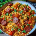 Riz au Chorizo et Lardons Façon Mexicaine