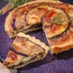 Tarte à l'Aubergine Mozzarella et Miel