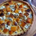 Tarte courge butternut et bleu d'Auvergne