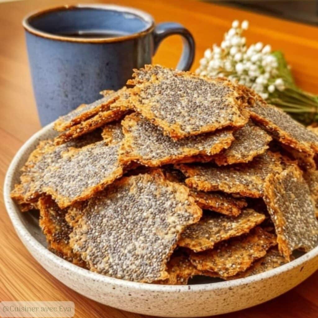 Crackers Énergétiques aux Graines de Chia