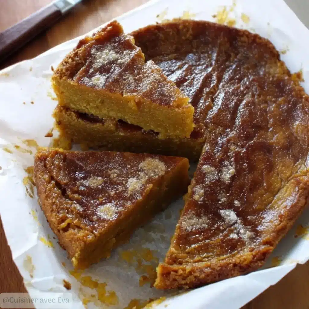 Gâteau fondant d'automne courge, amande & noisette, sans beurre