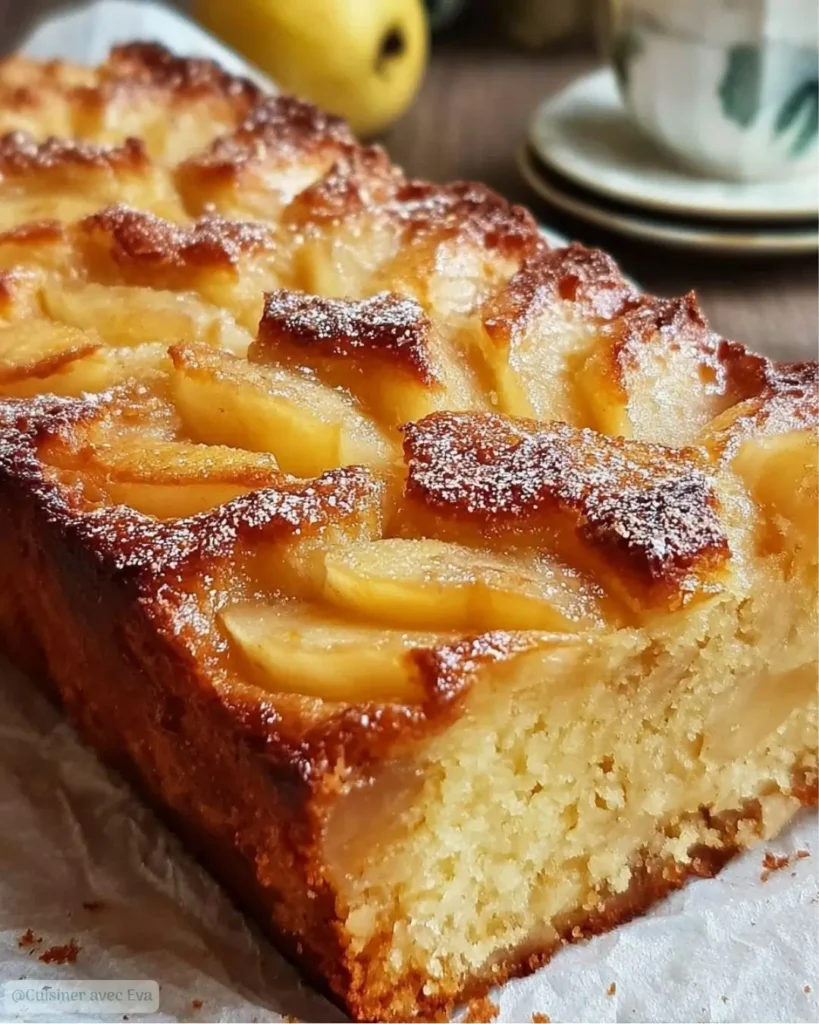 Pourquoi ce cake aux pommes fondantes