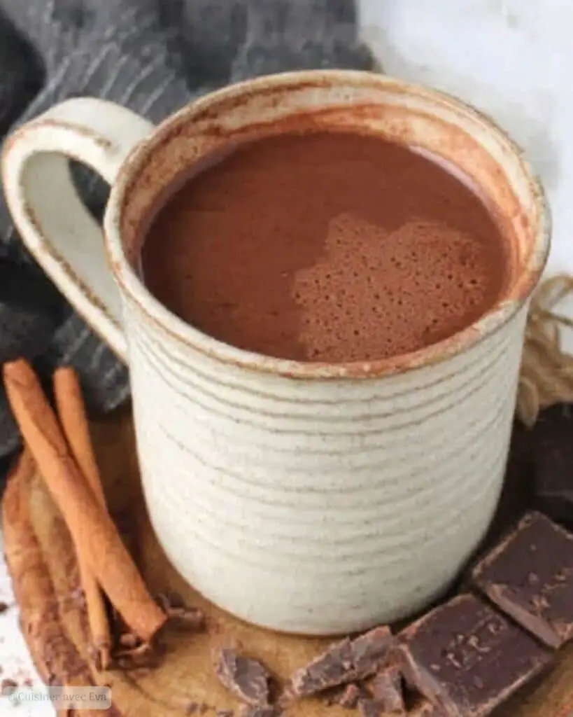 Ingredients Chocolat chaud maison
