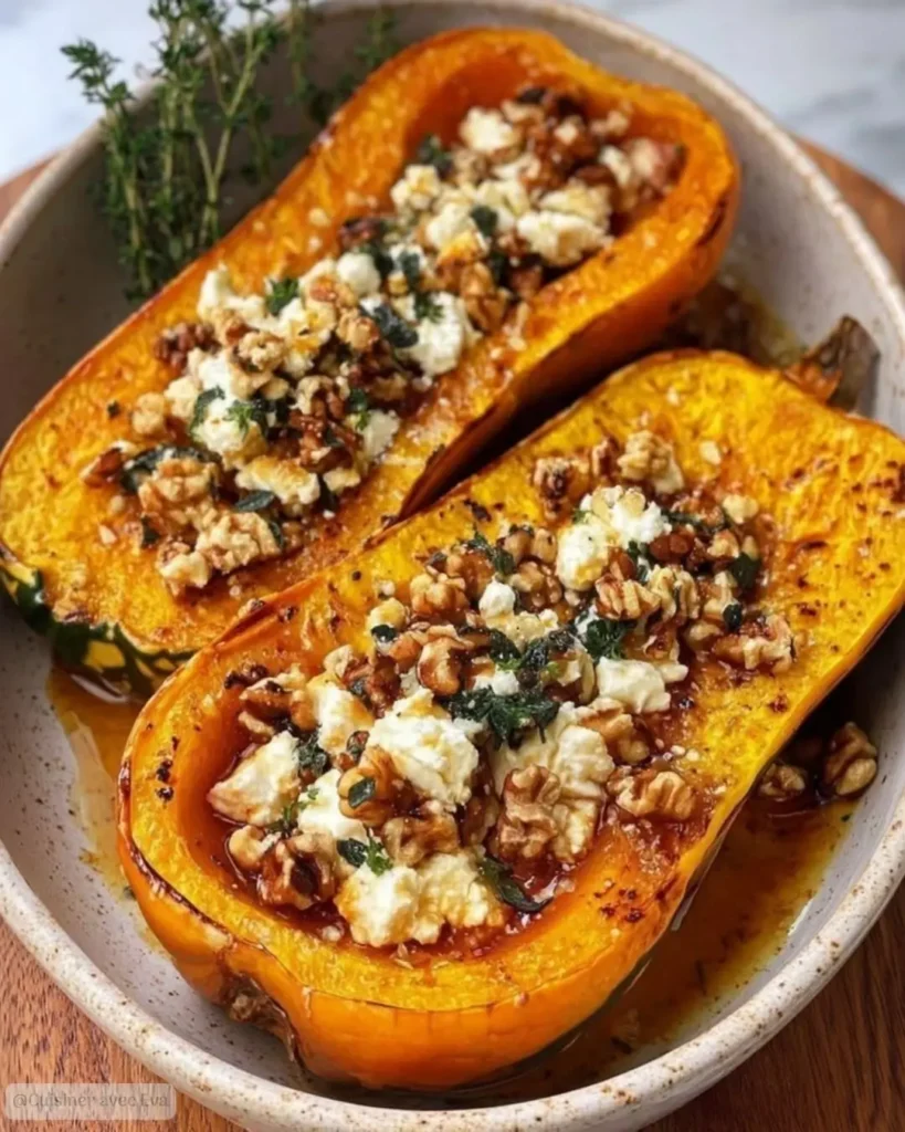 Ingrédients et secrets pour un Butternut Rôti au Miel, Feta et Noix réussi