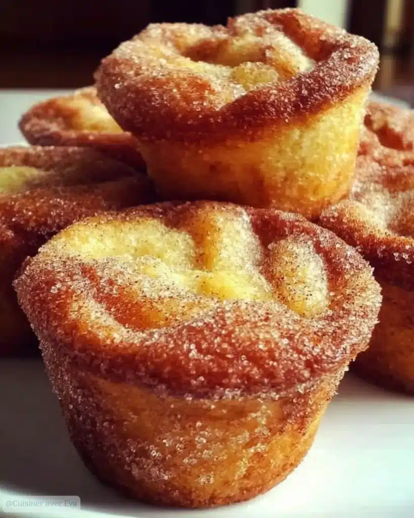 Muffins Pain Perdu à la Cannelle et au Sucre