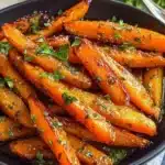 Carottes Rôties au Miel et à l’Ail