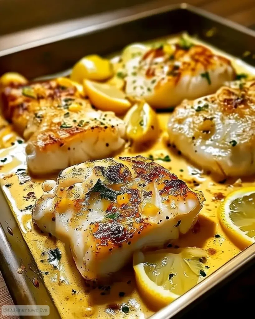 La cuisson du cabillaud au four à la moutarde