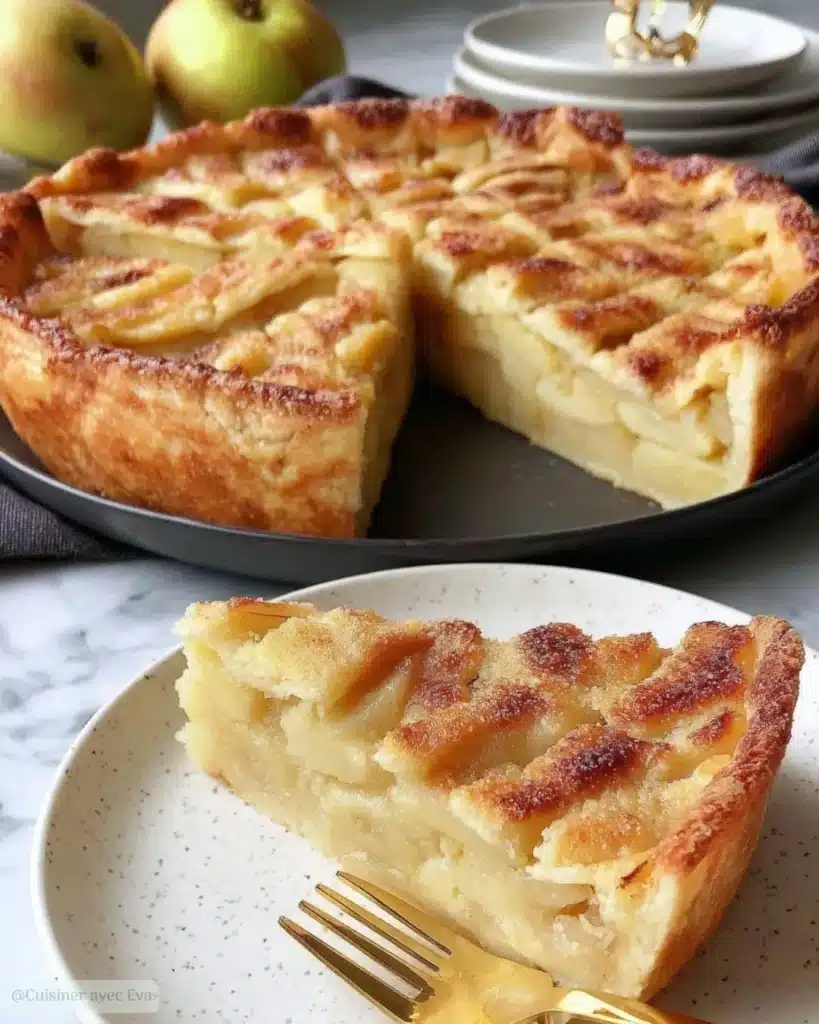 flan suisse aux pommes
