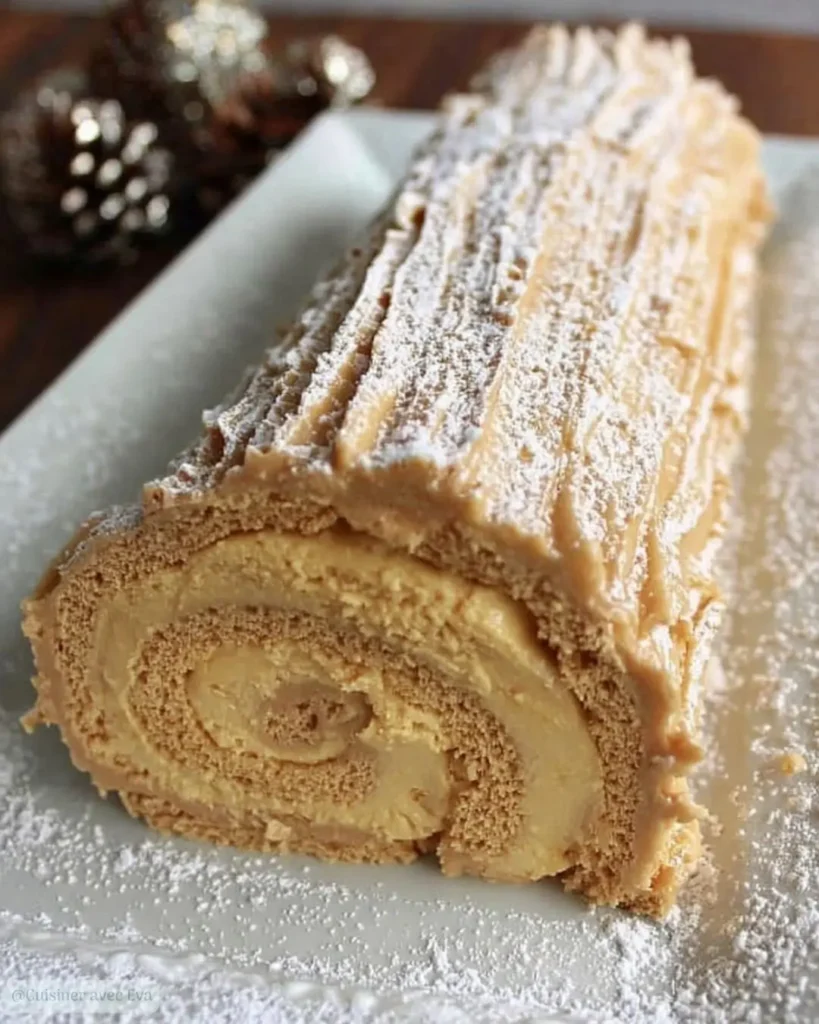 Bûche de Noël au Café Préparation pas à pas
