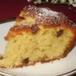 Gâteau Rapide Pomme, Rhum et Raisins