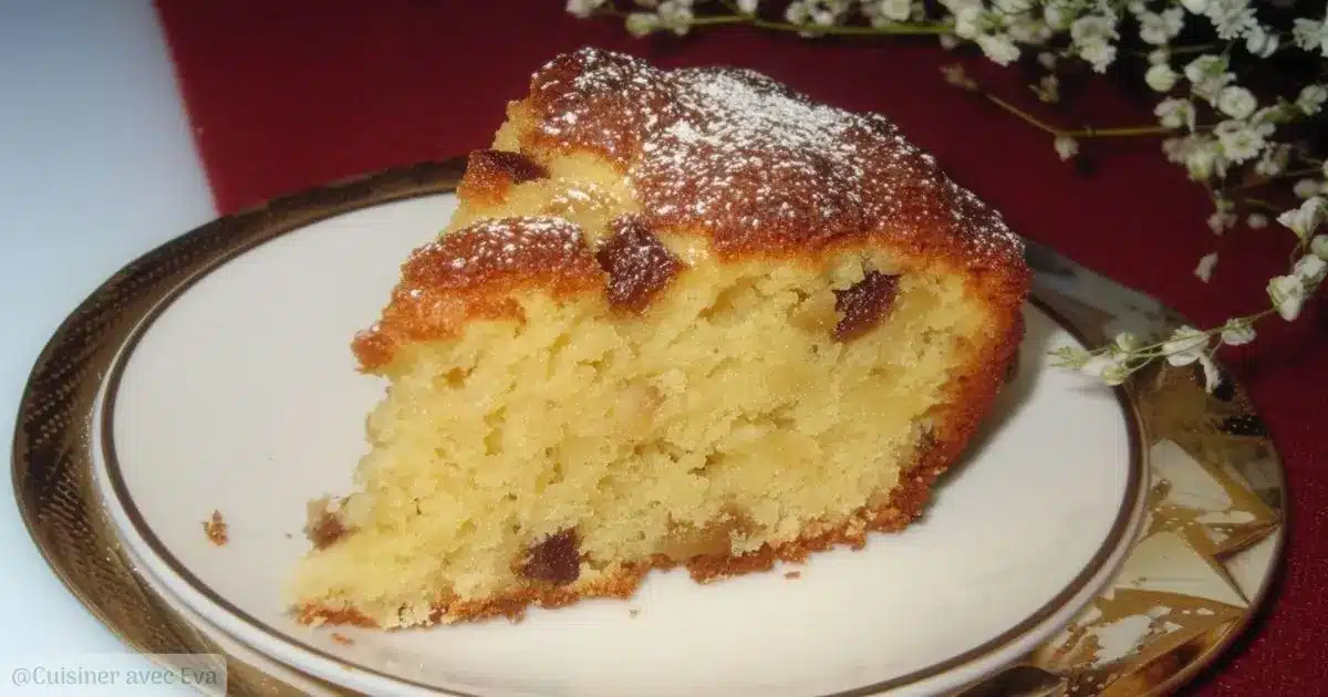 Gateau Rhum Raisin Gâteau Rapide Pomme, Rhum et Raisins – Moelleux, parfumé et ...