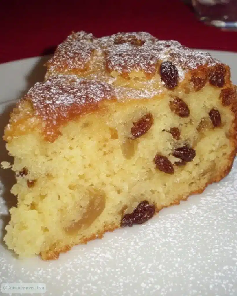 Le charme du gâteau pomme–rhum maison