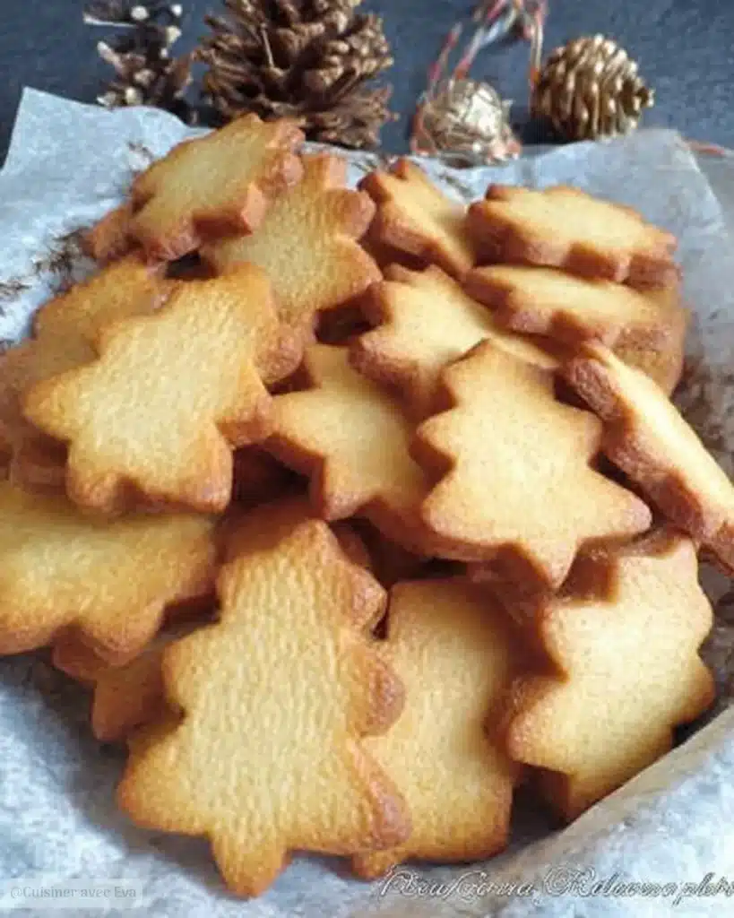 Préparation pas à pas des sablés de Noël croquants