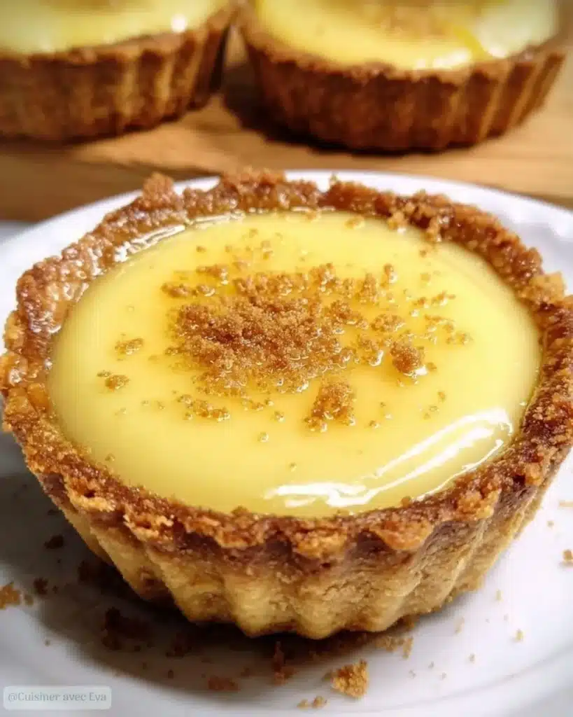 Les tartelettes au citron et aux spéculoos