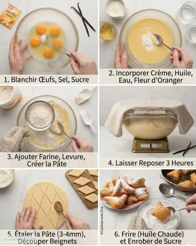 Préparation des beignets