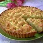 Tarte amandine rhubarbe