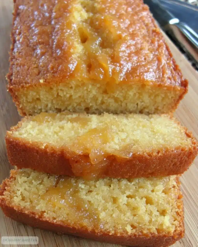 gâteau à la compote de pommes