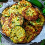Beignets de courgettes sans friture