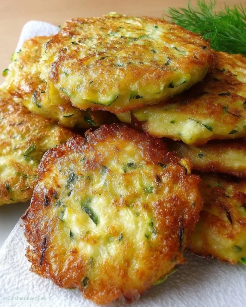 Beignets de courgettes sans friture moelleux et légers
