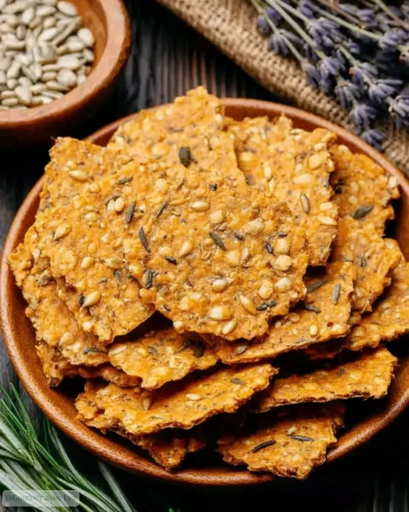 Crackers aux graines maison croustillants recette facile et saine