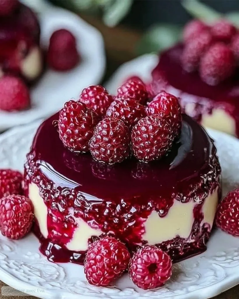 Fondant framboise ricotta facile