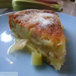 Gâteau Succulent à la Rhubarbe