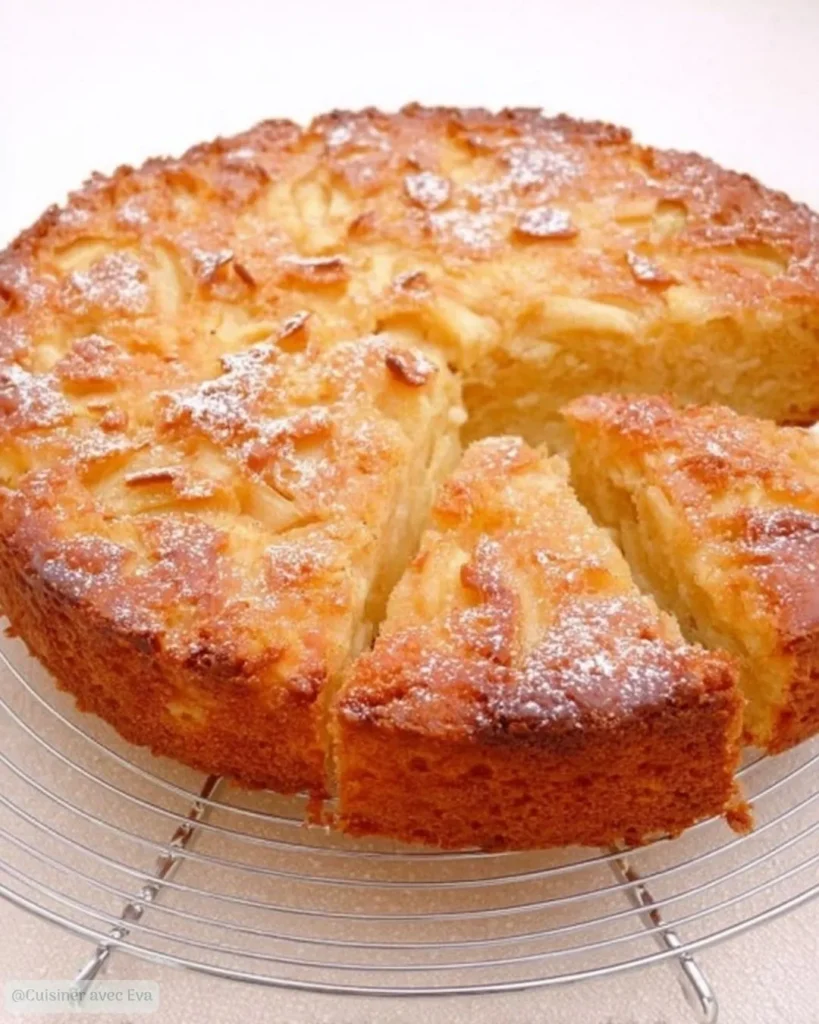 Gâteau madeleine aux pommes dessert fondant et moelleux