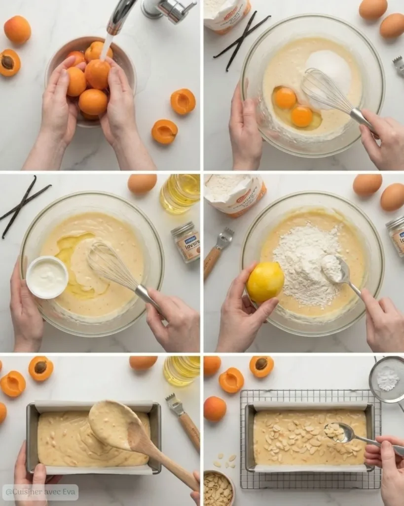 Recette facile du cake aux abricots