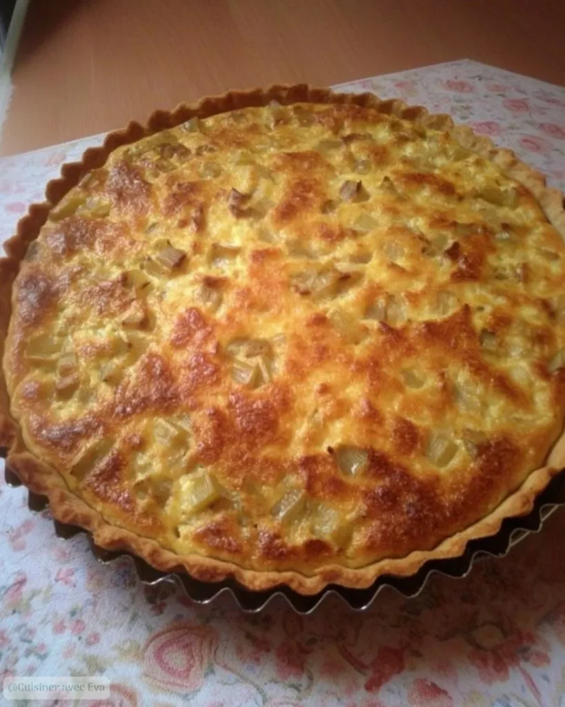 Tarte Alsacienne à la Rhubarbe Recette Authentique