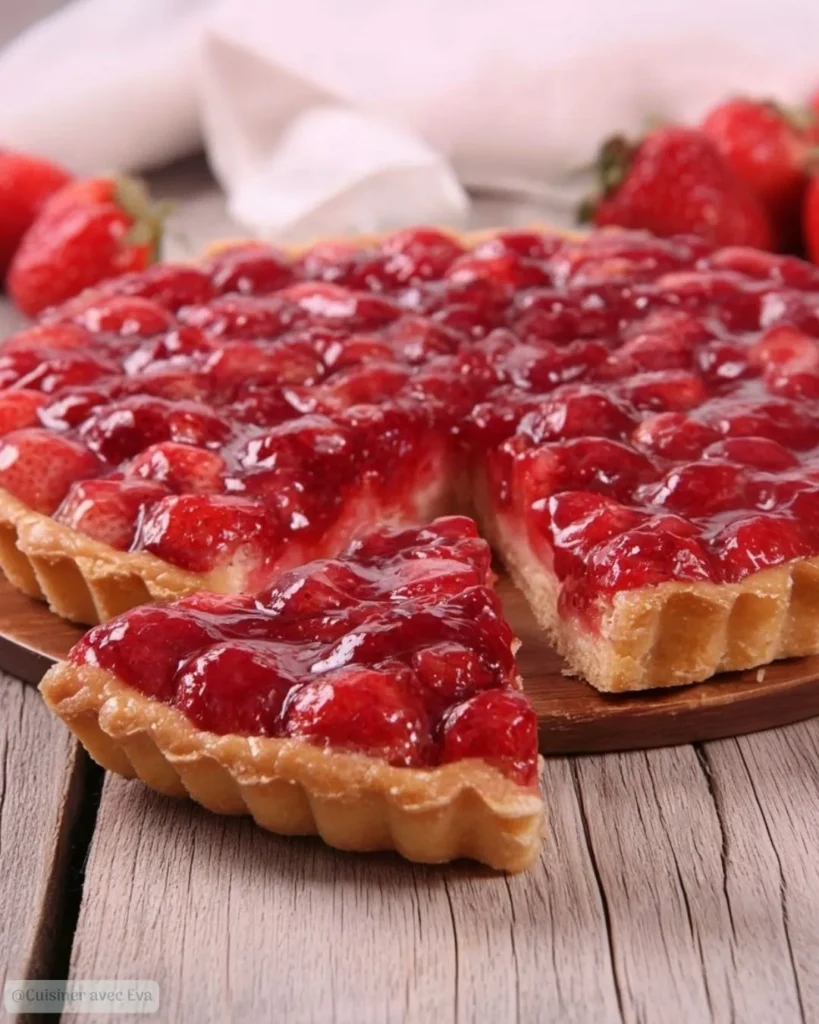 Tarte Sablée aux Fraises facile