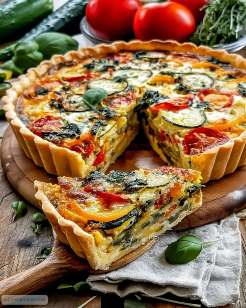 Tarte aux légumes croustillante