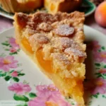 Tarte moelleuse aux abricots et amandes