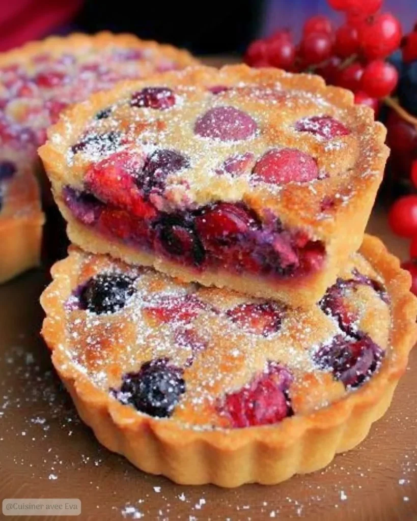 Tartelettes Amandine aux fruits rouges la recette gourmande et facile