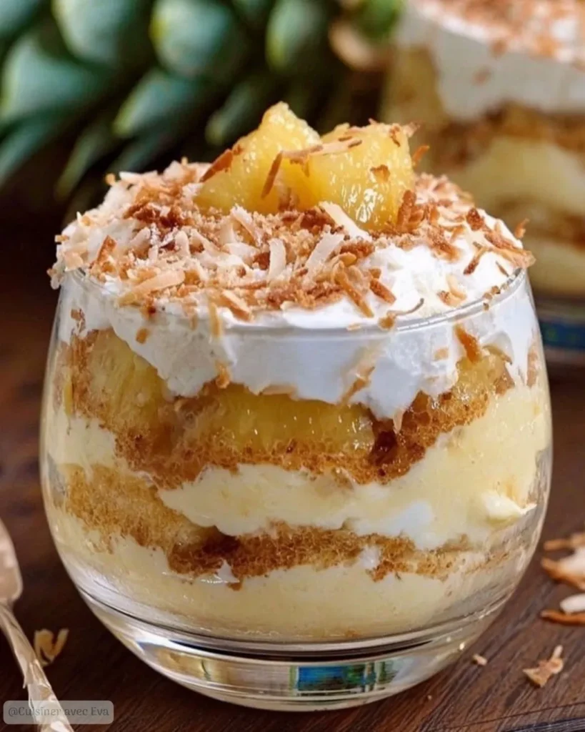 Tiramisu ananas coco la recette exotique ultra crémeuse