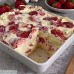 Tiramisu aux fraises mascarpone
