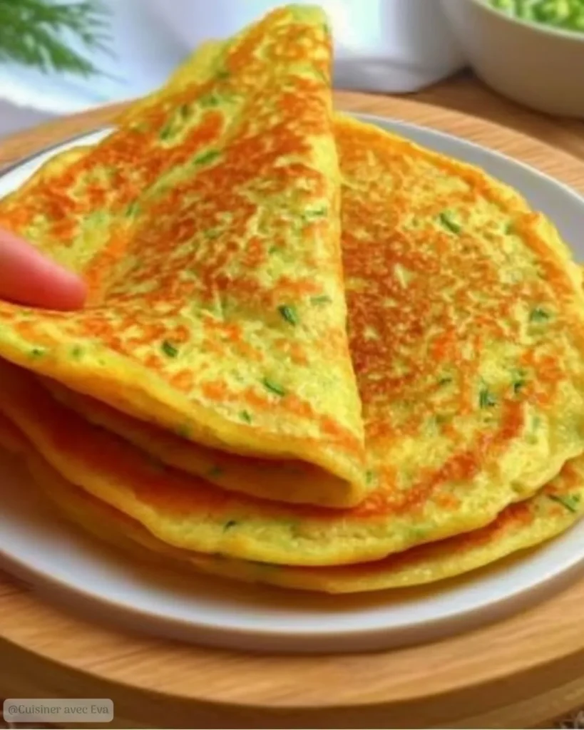 crêpes salées courgettes carottes