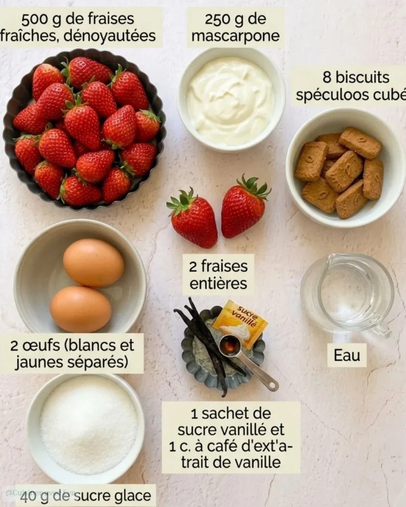 Verrine fraise mascarpone : le dessert frais, léger et irrésistible ...