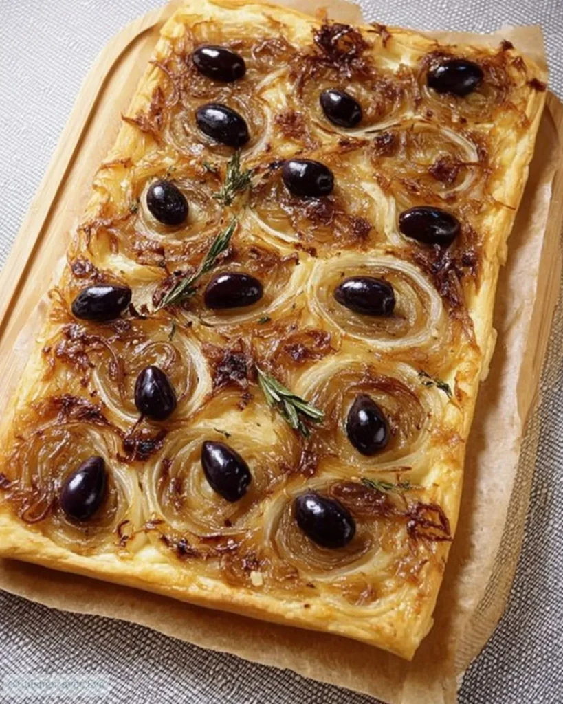 Pissaladière niçoise traditionnelle la vraie recette aux oignons