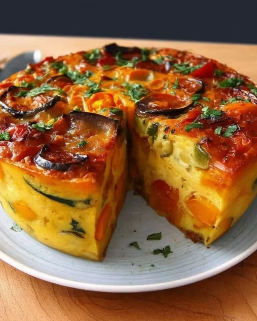 Flan de légumes au fromage